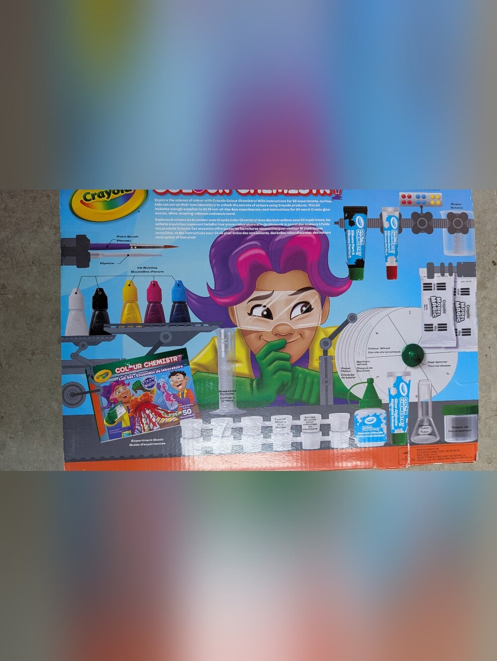 Crayola Colour Chemistry Lab Set - Pink, Red, Green, Yellow - Picture 2 of 2